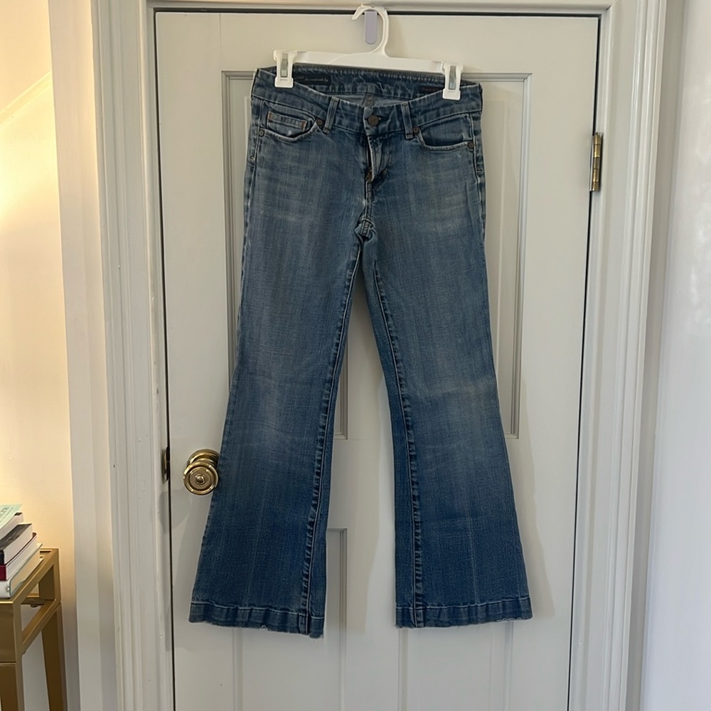 Citizens of Humanity Low Waist Wide Leg Jeans